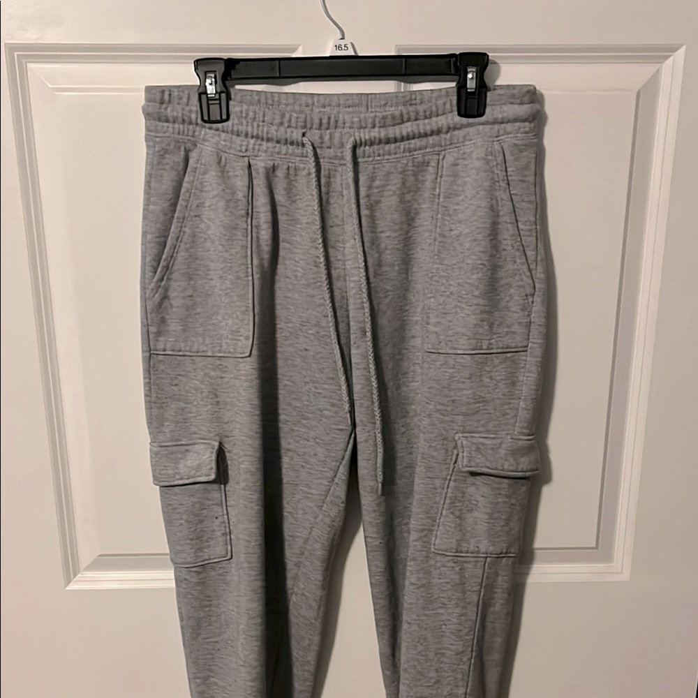 Gray Women’s Cargo Joggers
